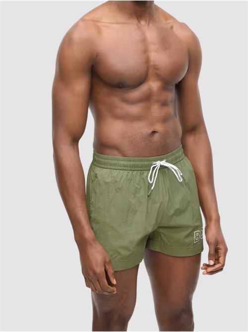 Boxer da mare con logo stampato a contorno BOSS | MOONEYE351-50469280